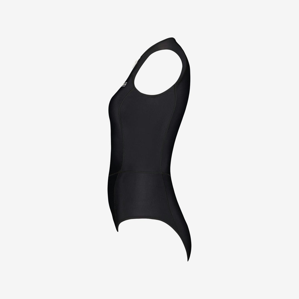 One Piece Swimsuit Full Coverage - Black