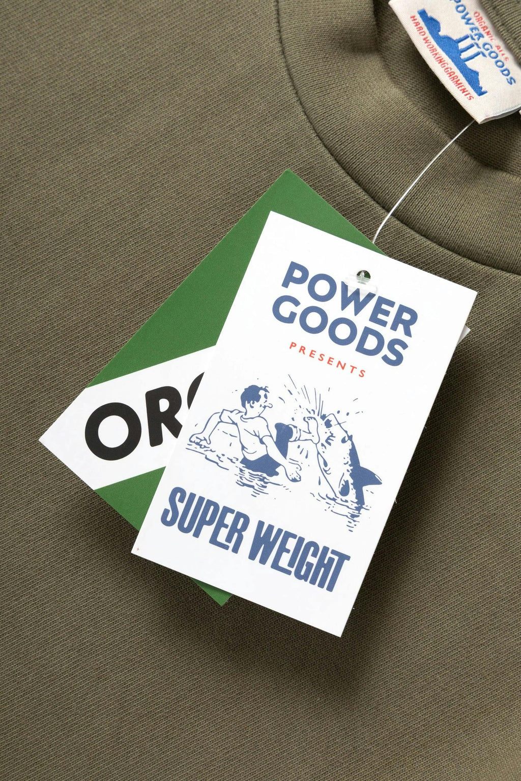 Power Goods Super Weight Tee in Olive