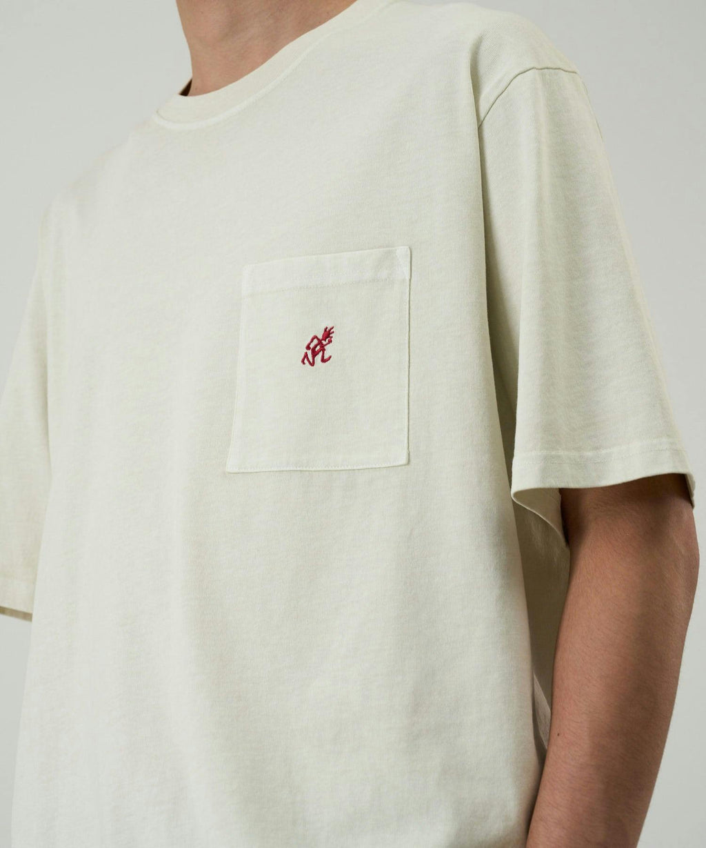 Gramicci One Point Pocket Tee in Natural Pigment