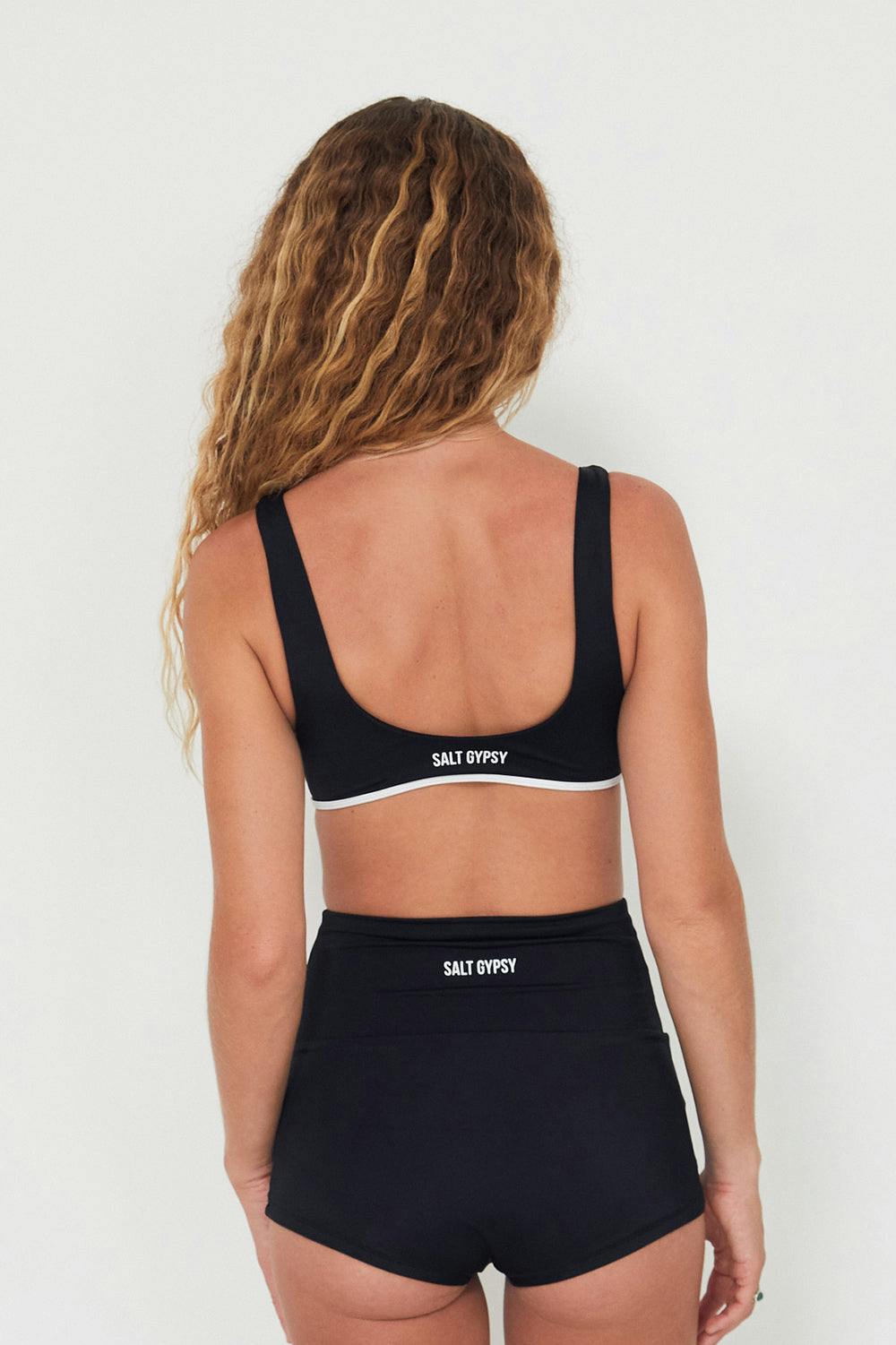 Bralette Bikini Top - Black