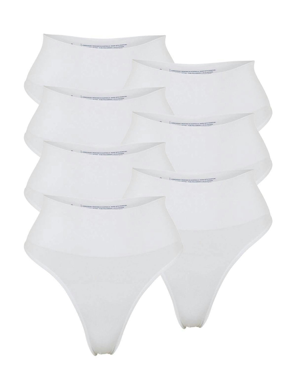 ChiChi Modal G-String Underwear 7 Pack - White