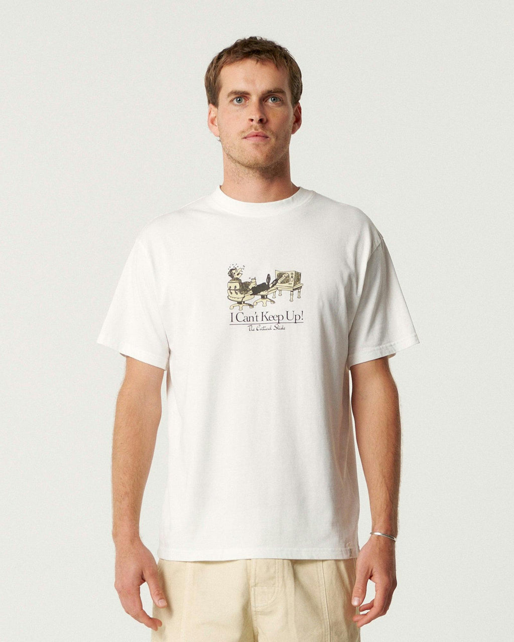 Keep Up Tee - Vintage White