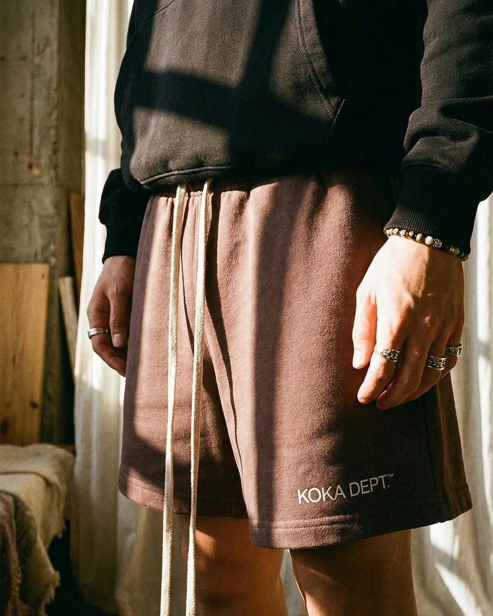 Premium Logo Shorts // MOCHA