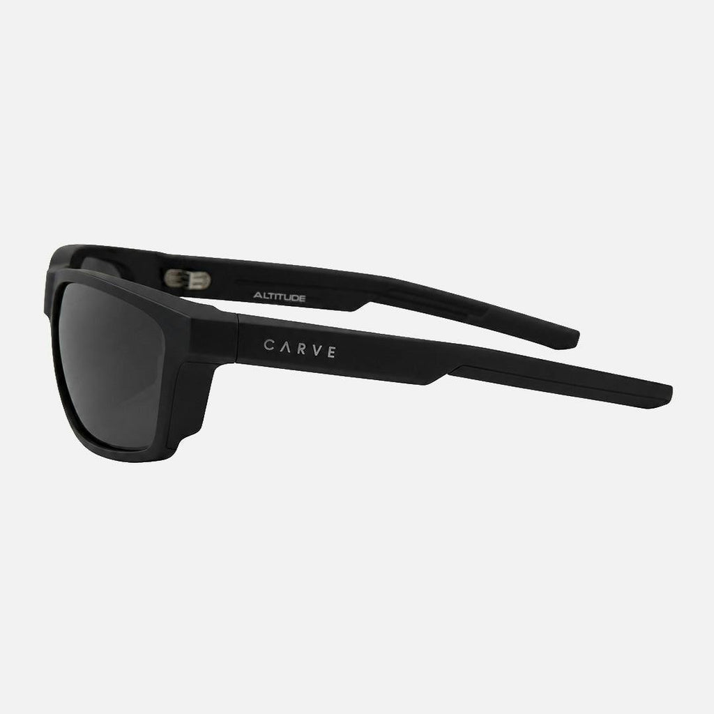 Altitude – Matte Black Frame with Grey Polarized Lens