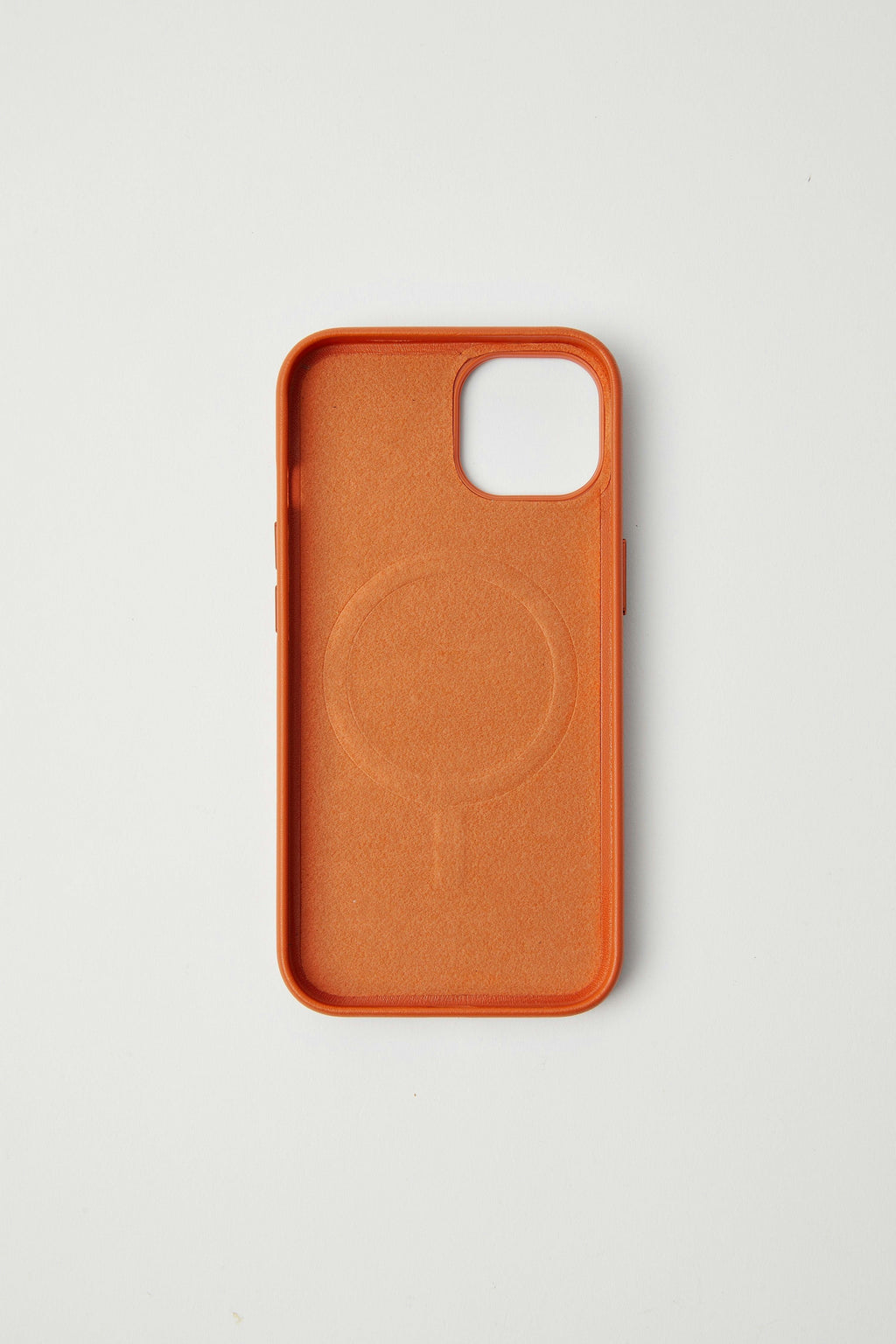 Vegan Leather iPhone 14 Case | Orange