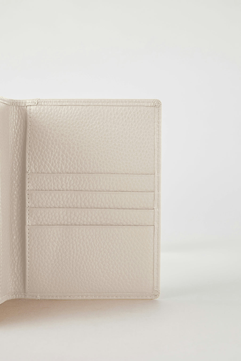 Luxury Leather Passport Wallet | White