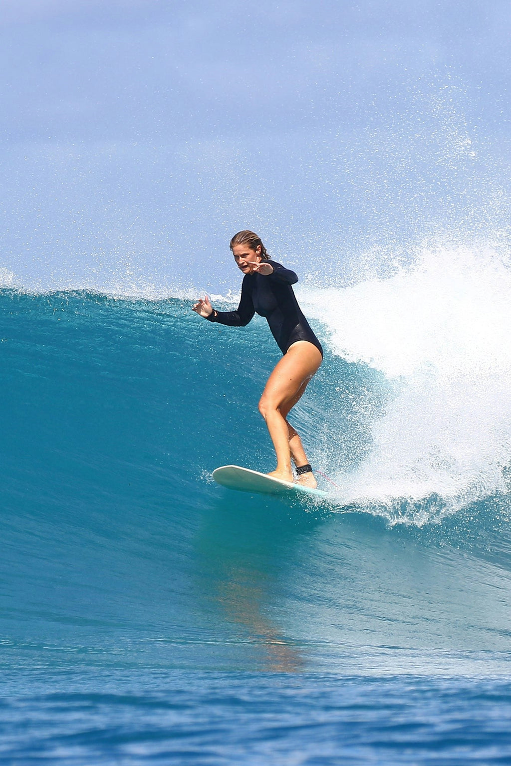 Turtleneck Surfsuit - Black Rib