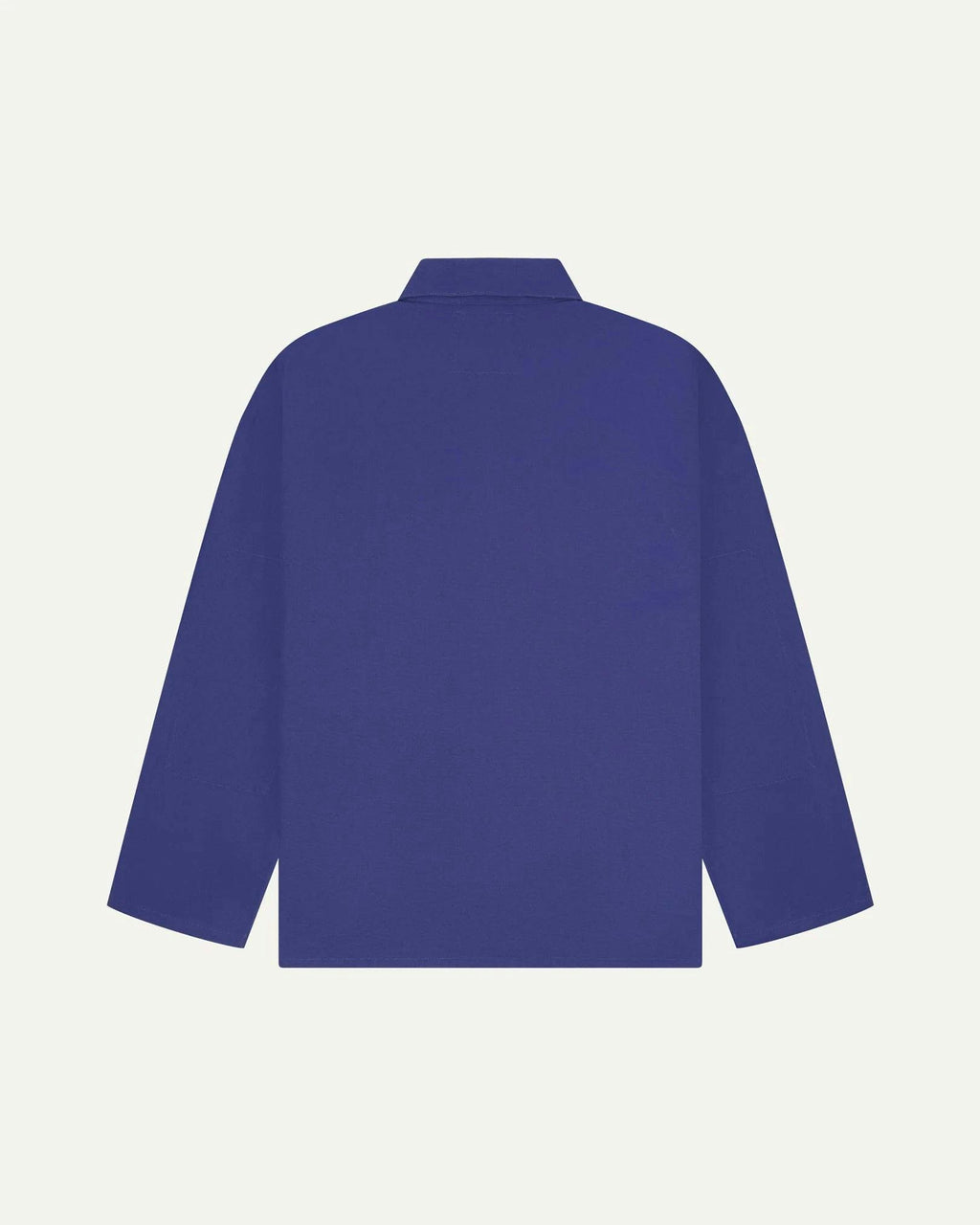 Uskees 3001 Button Overshirt in Ultra Blue
