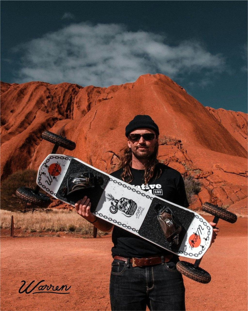 10406 - MBS Pro Warren III Mountainboard - Snake