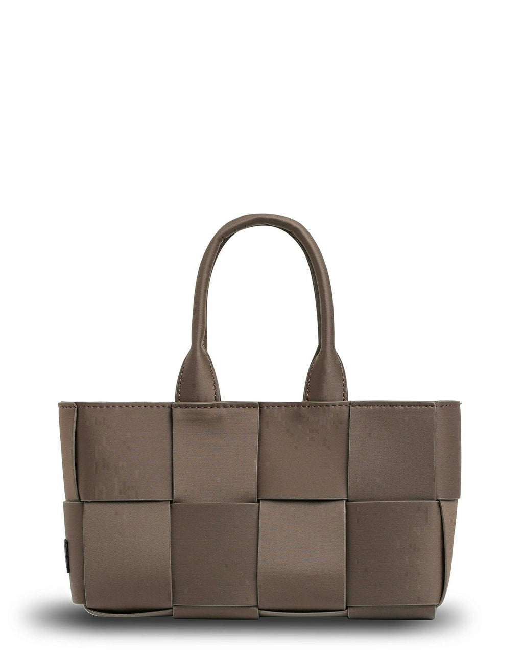 Prene | The Martini Bag (COCOA) Woven Neoprene Mini Tote/Crossbody Bag