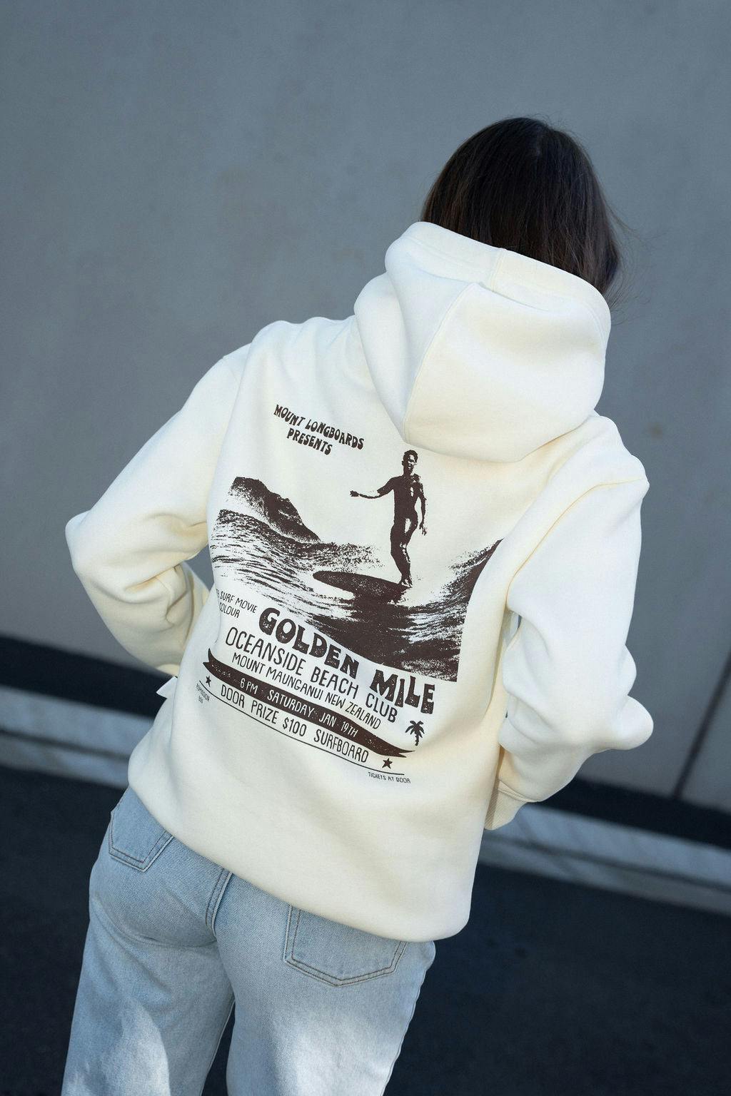 The Golden Mile Hoodie - Natural
