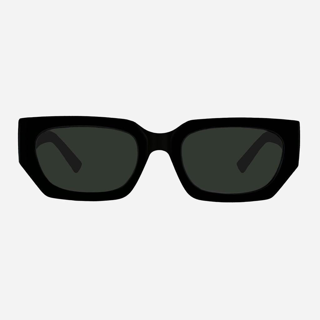 Vinca - Matte Black Grey lens