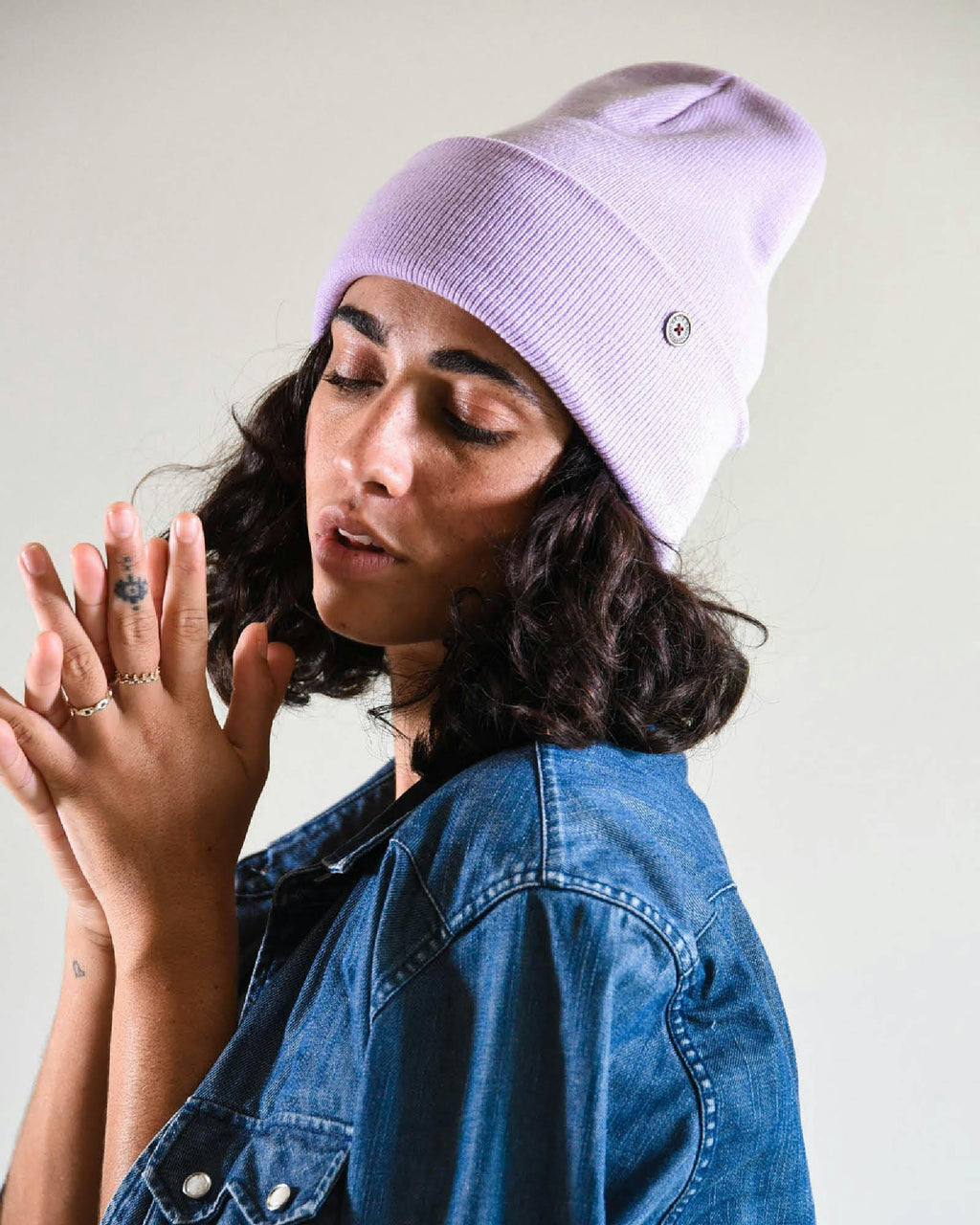 The Lucks  Beanie - Lilac