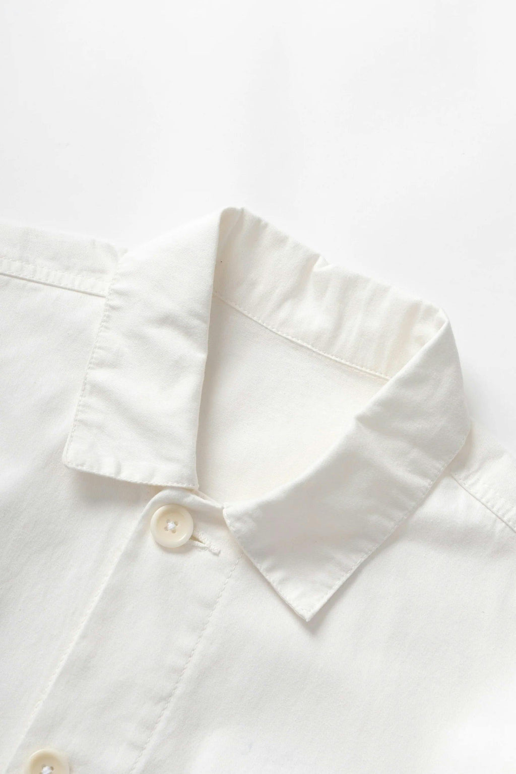 Service Works Twill Chore Shirt in Off White