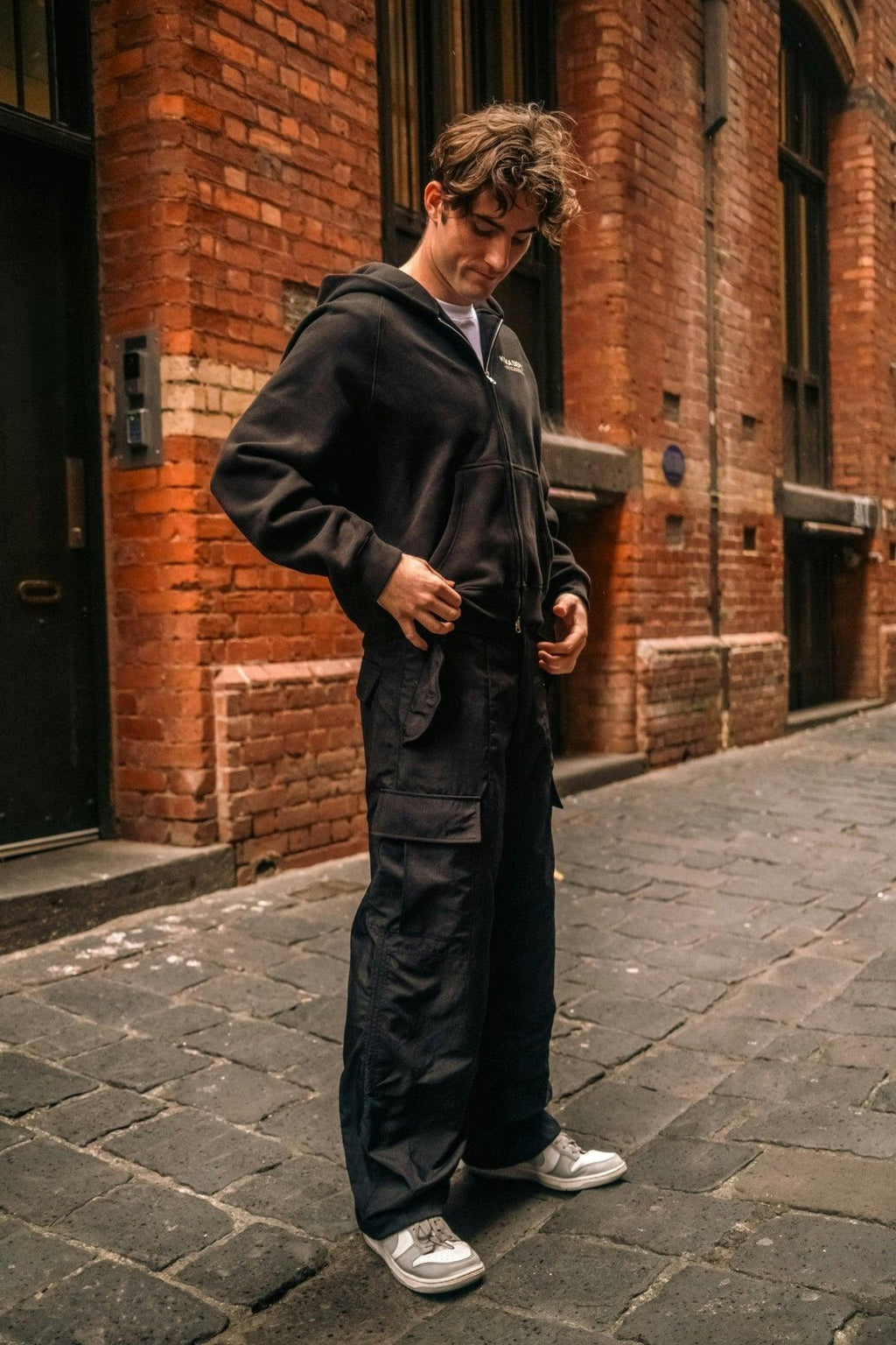 Pit Crew Cargo Pants - Black