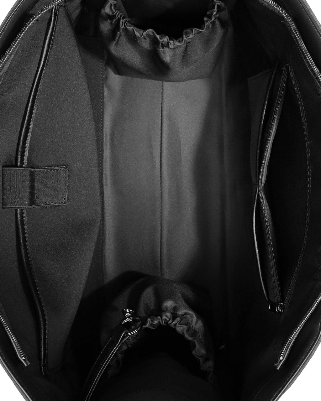 Prene | The Era Bag (BLACK SUEDE) Croc Embossed Tote Bag