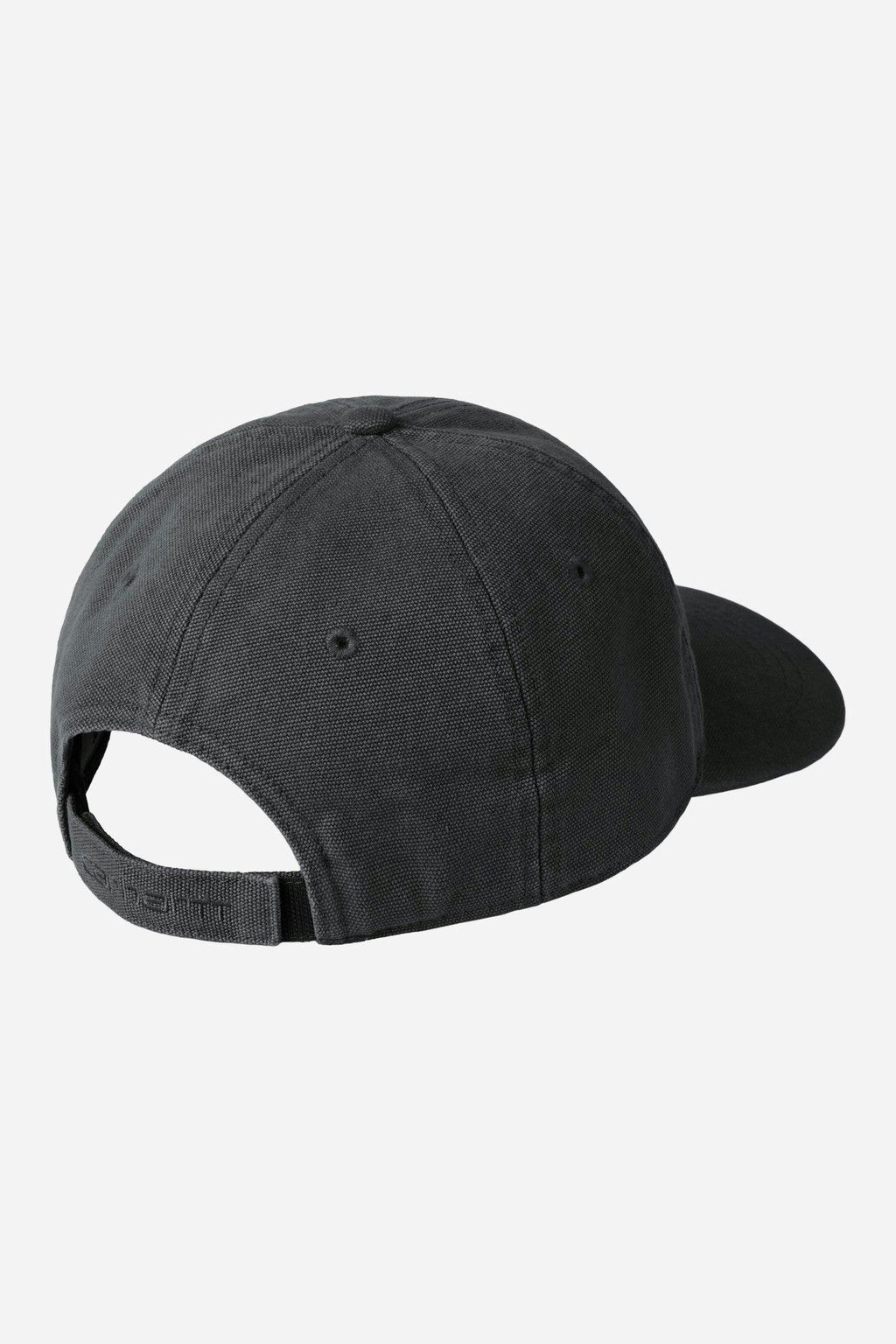 Carhartt WIP Canvas Cap in Black stone washed