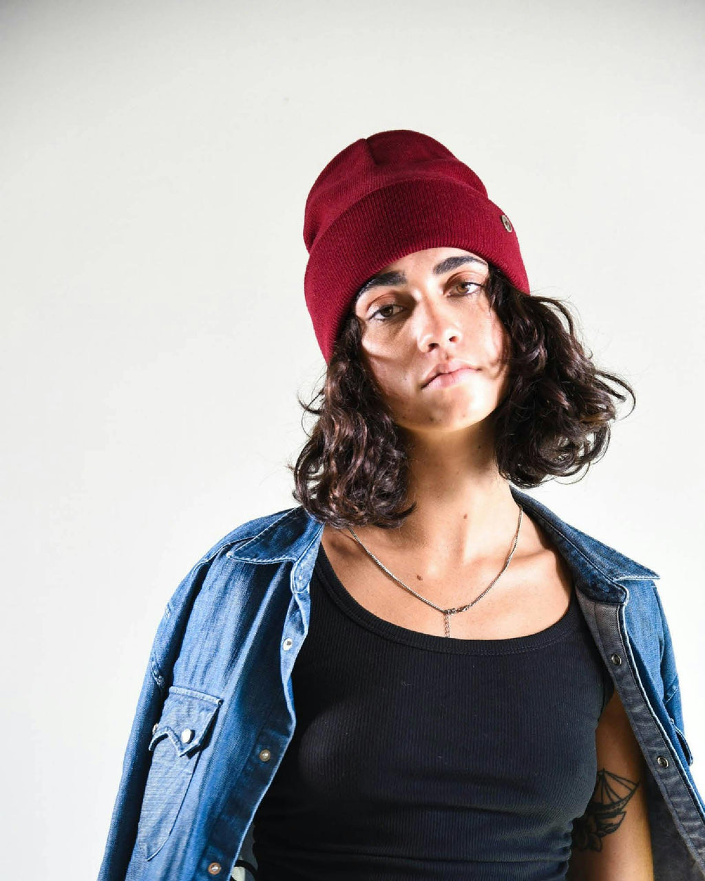 The Lucks  Beanie - Wine