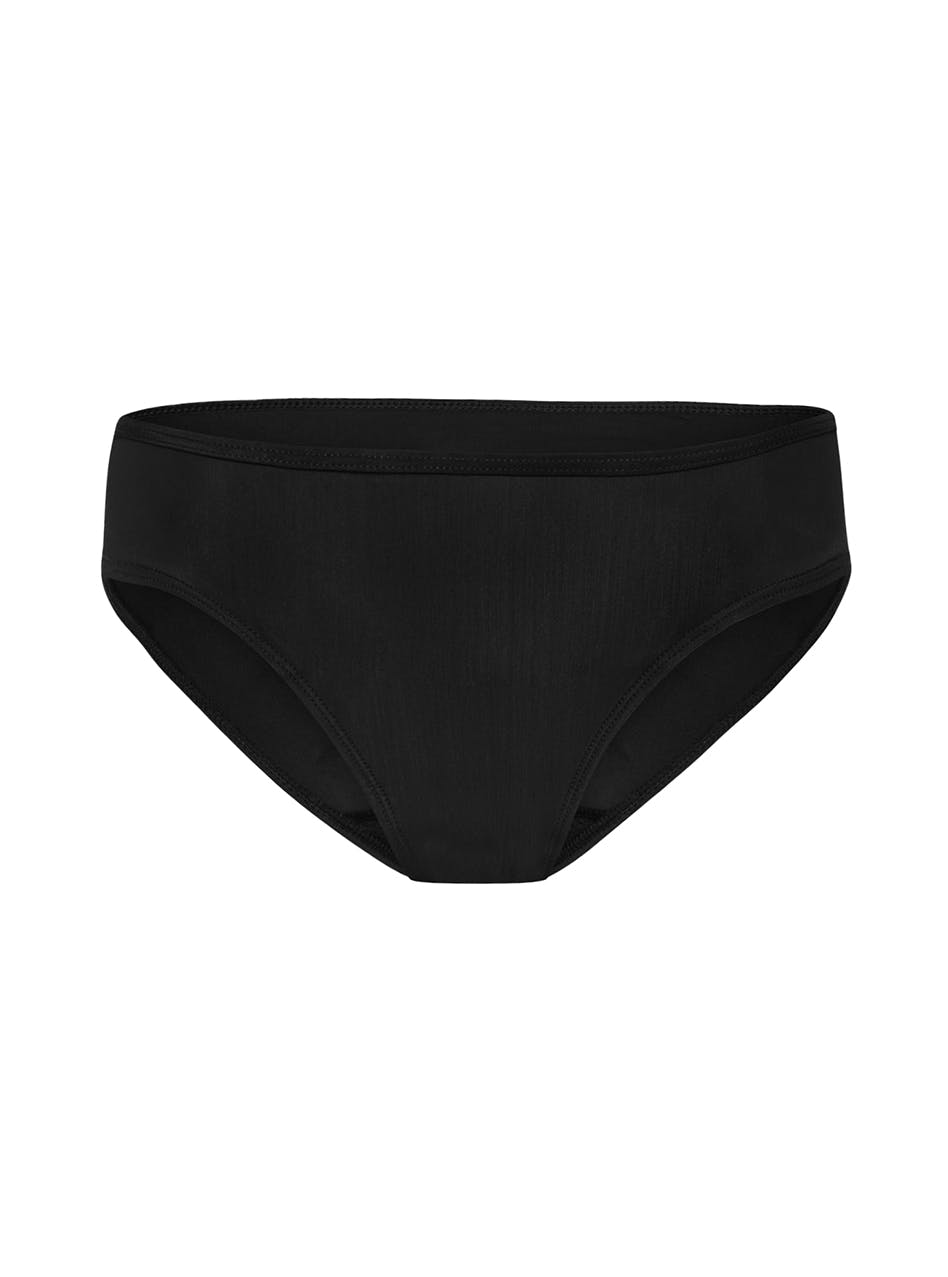 Teen Swimwear Period Bikini Brief Light Absorbency Black