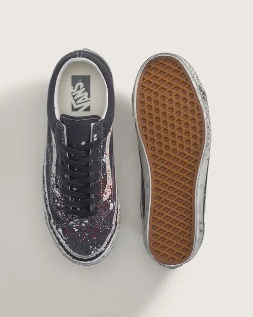 Vans Premium LX Old Skool 36 Paint Splatter in Charcoal Grey