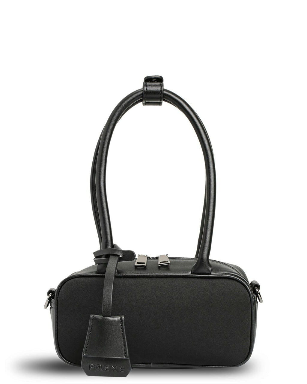 The Hallie Bag (BLACK) Neoprene Mini Crossbody Bag