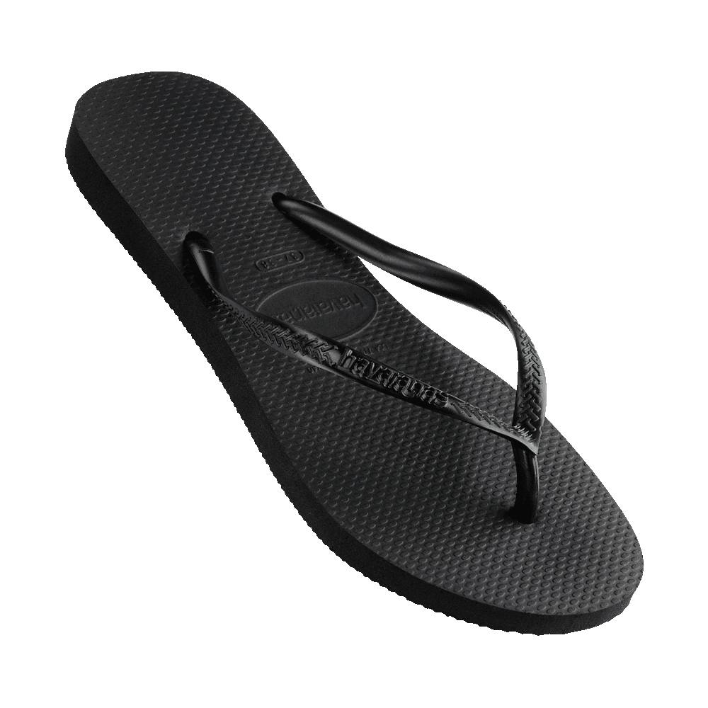 Slim Thongs Black