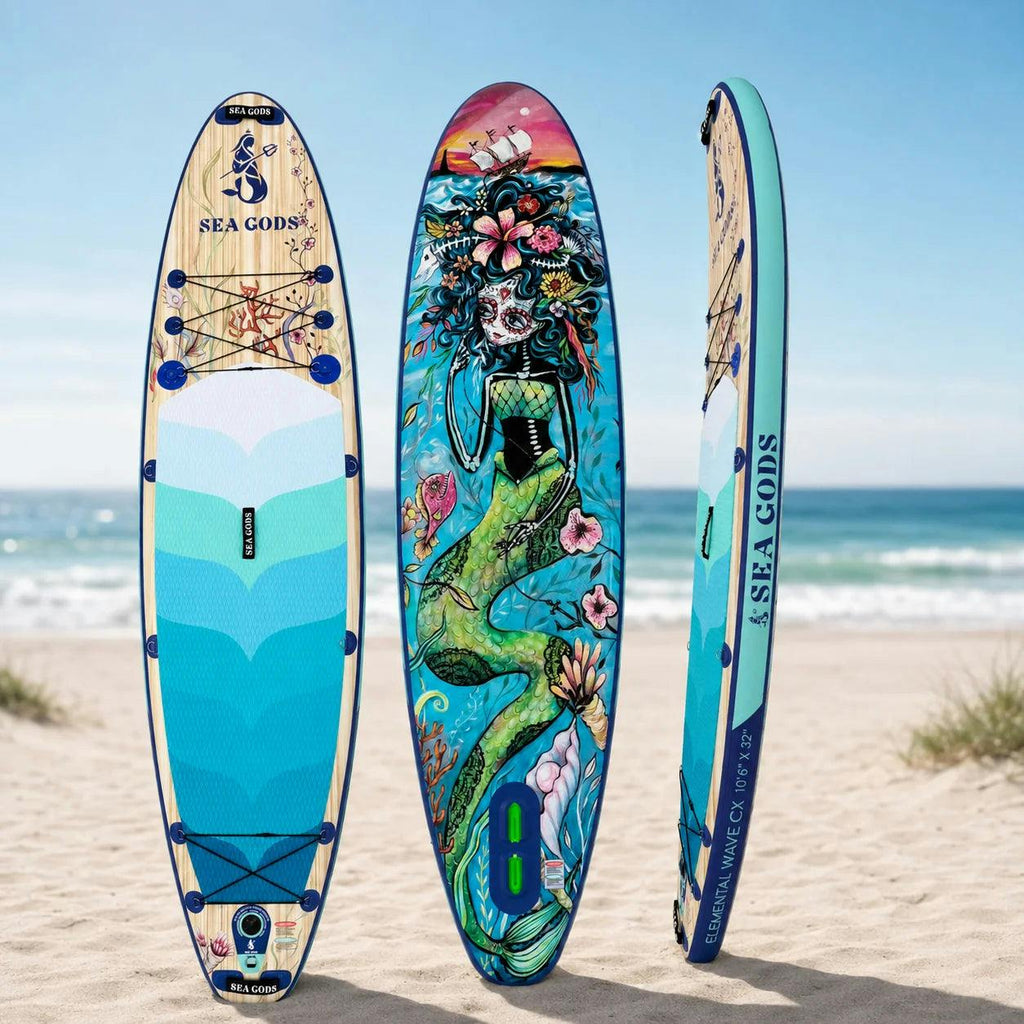 Elemental Wave CX 10'6" - Inflatable Stand Up Paddleboard Package