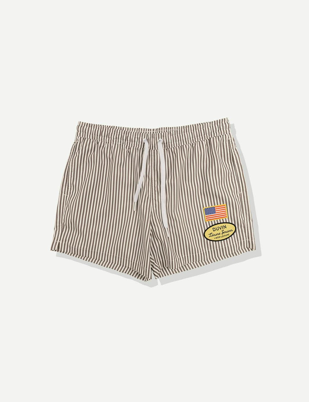 Worker Swim Short - Brown