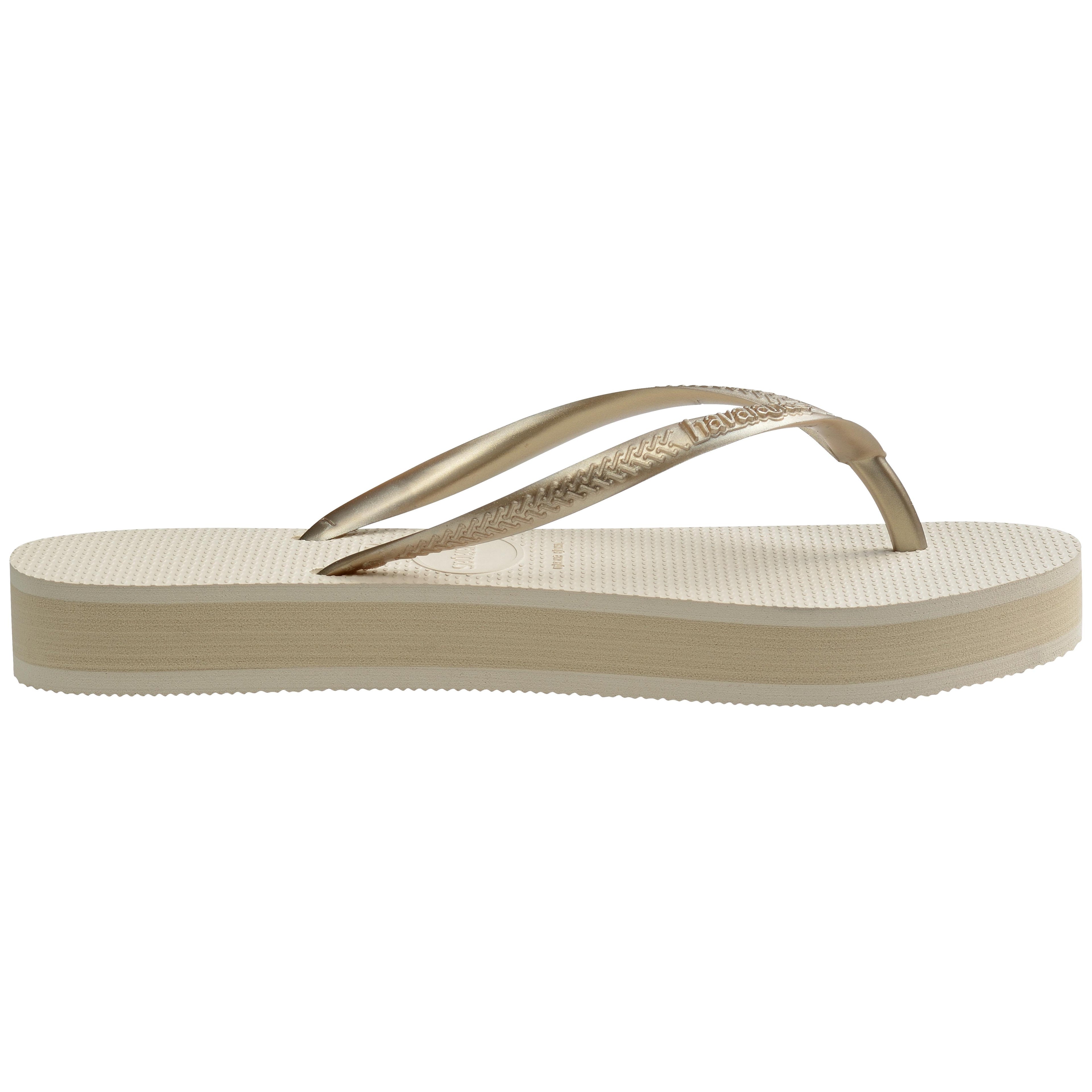 Slim Flatform Thongs