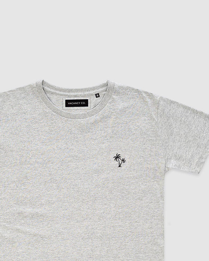 Palm Embroidery Tee - Youth