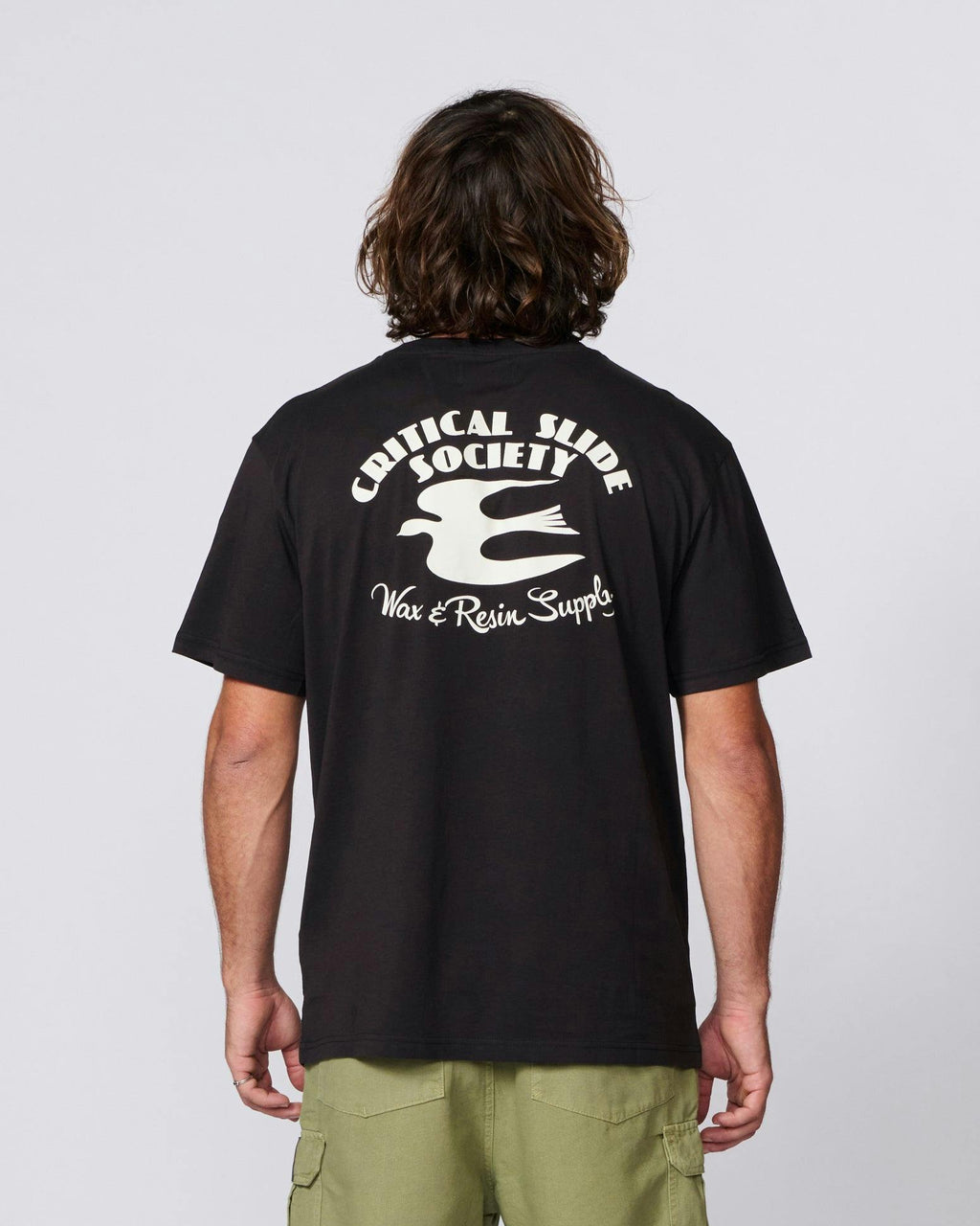 Wax and Resin Tee - Vintage Black