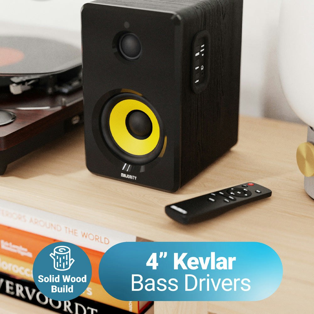 Crosley Cruiser Bluetooth Portable Turntable - Turquoise + Bundled Majority D40X Bluetooth Speakers