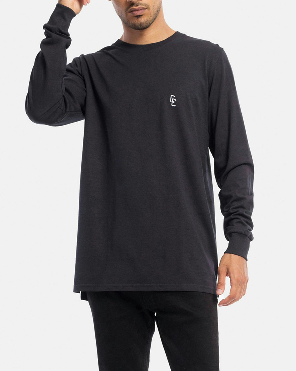 Cypher Embroidery Long Sleeve Tee