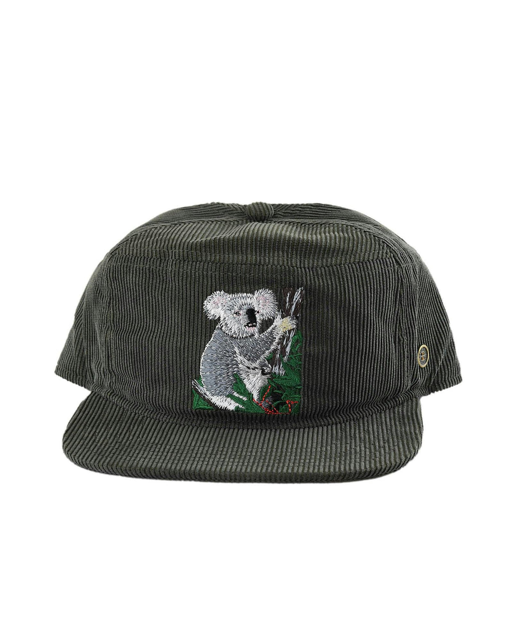Koala – Kids Corduroy Stash Cap in Slate