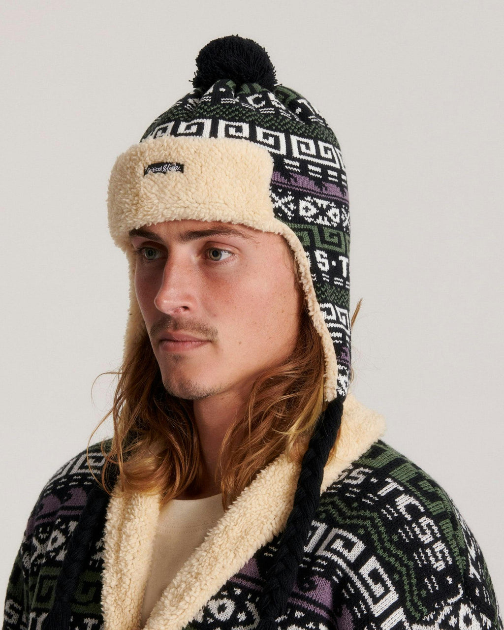 Blunder Trapper Beanie - Vintage Black