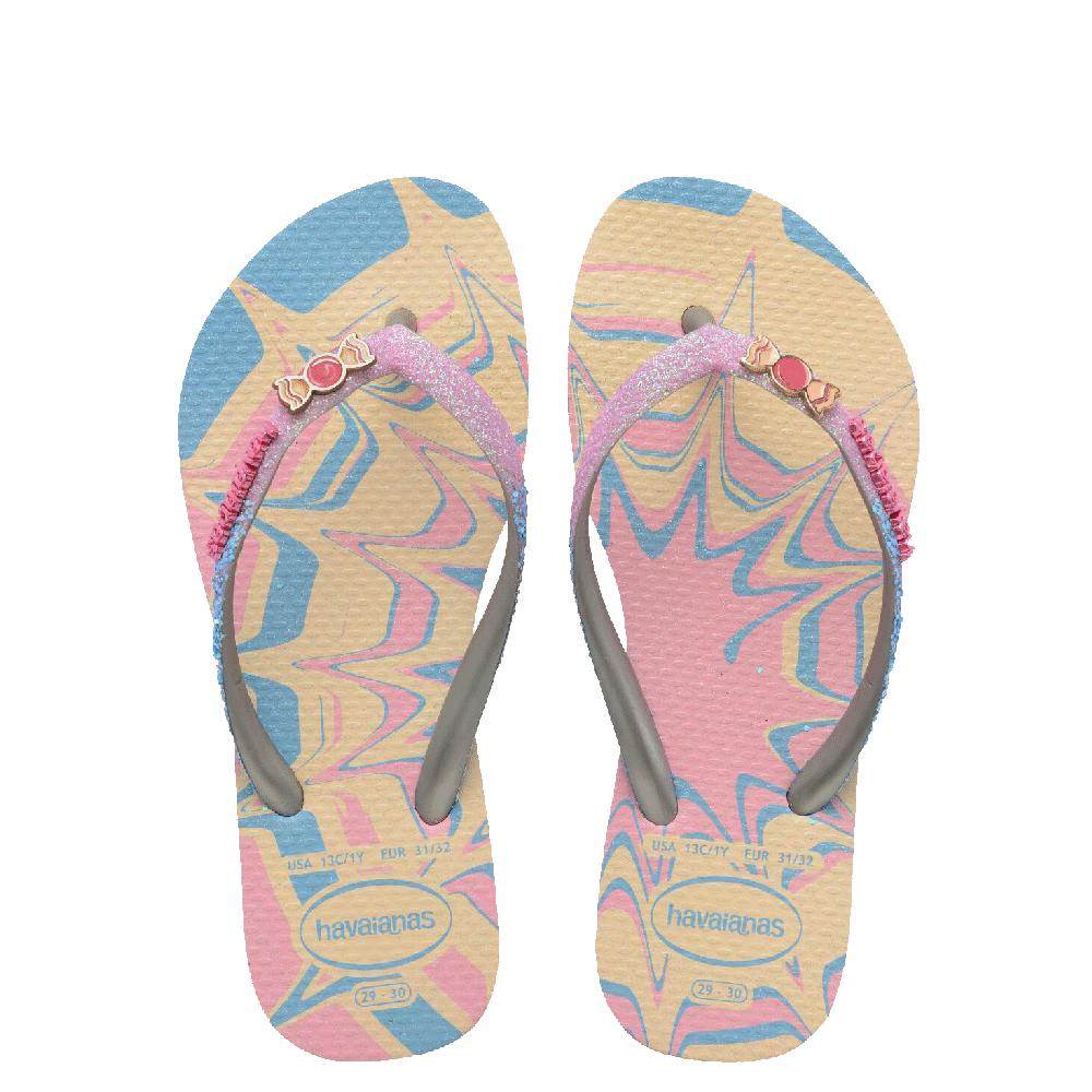 Kids Slim Glitter Trendy Thongs