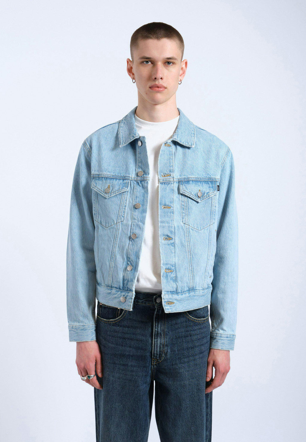 Joey Trucker Jacket - Stream Light Retro