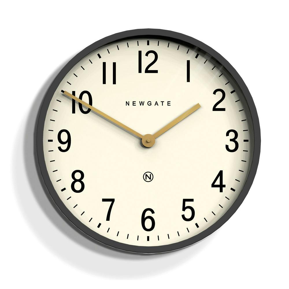 Newgate Mr Edwards Clock Matte Blizzard Grey