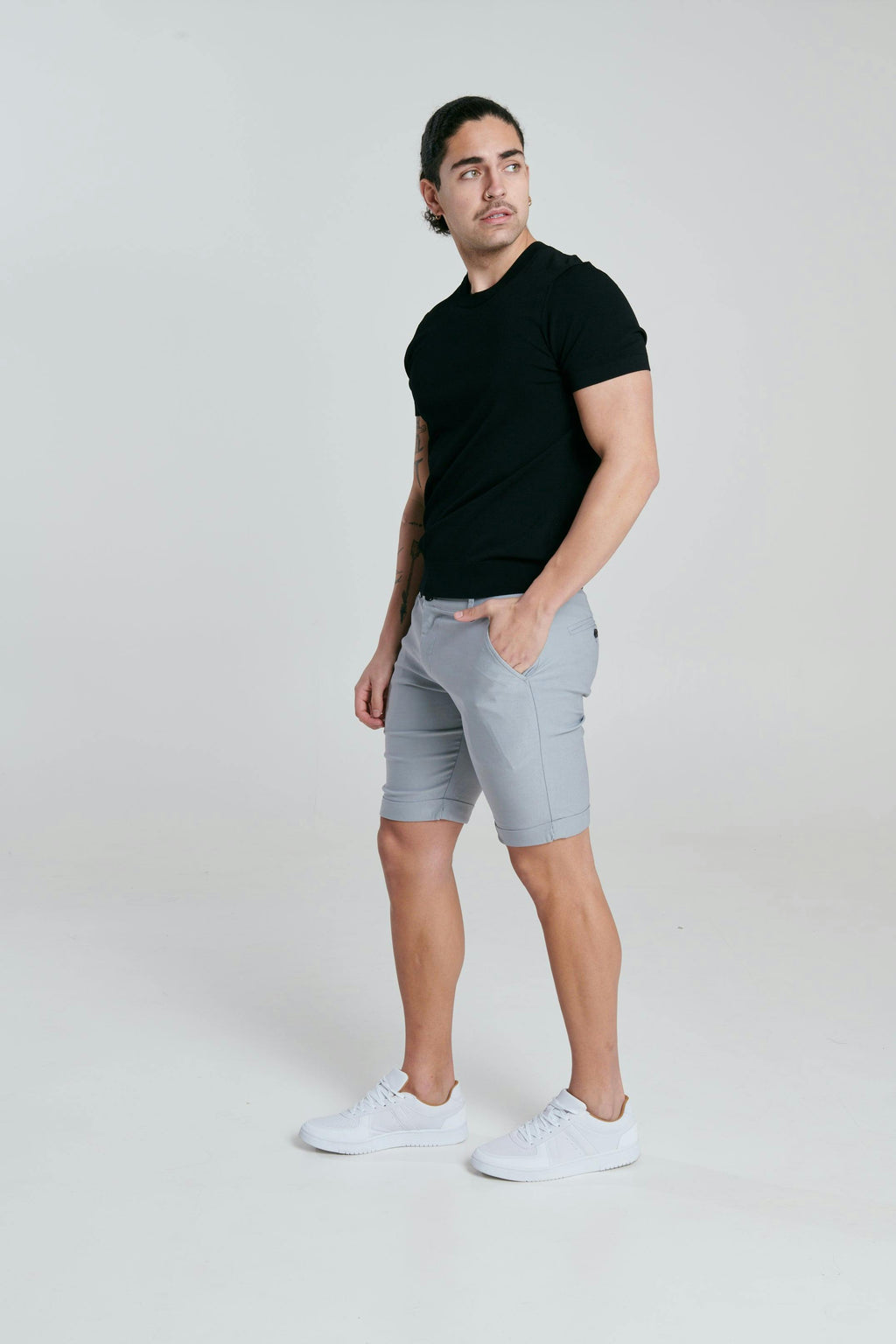 CARDIFF Grey Pant Short