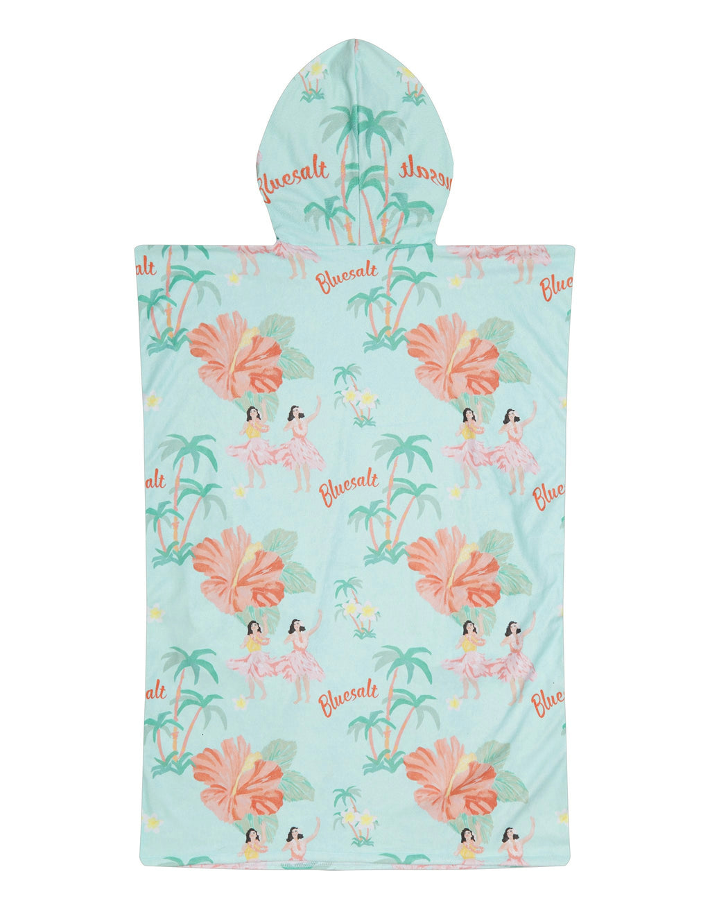 Hula Girl Poncho Cover Up