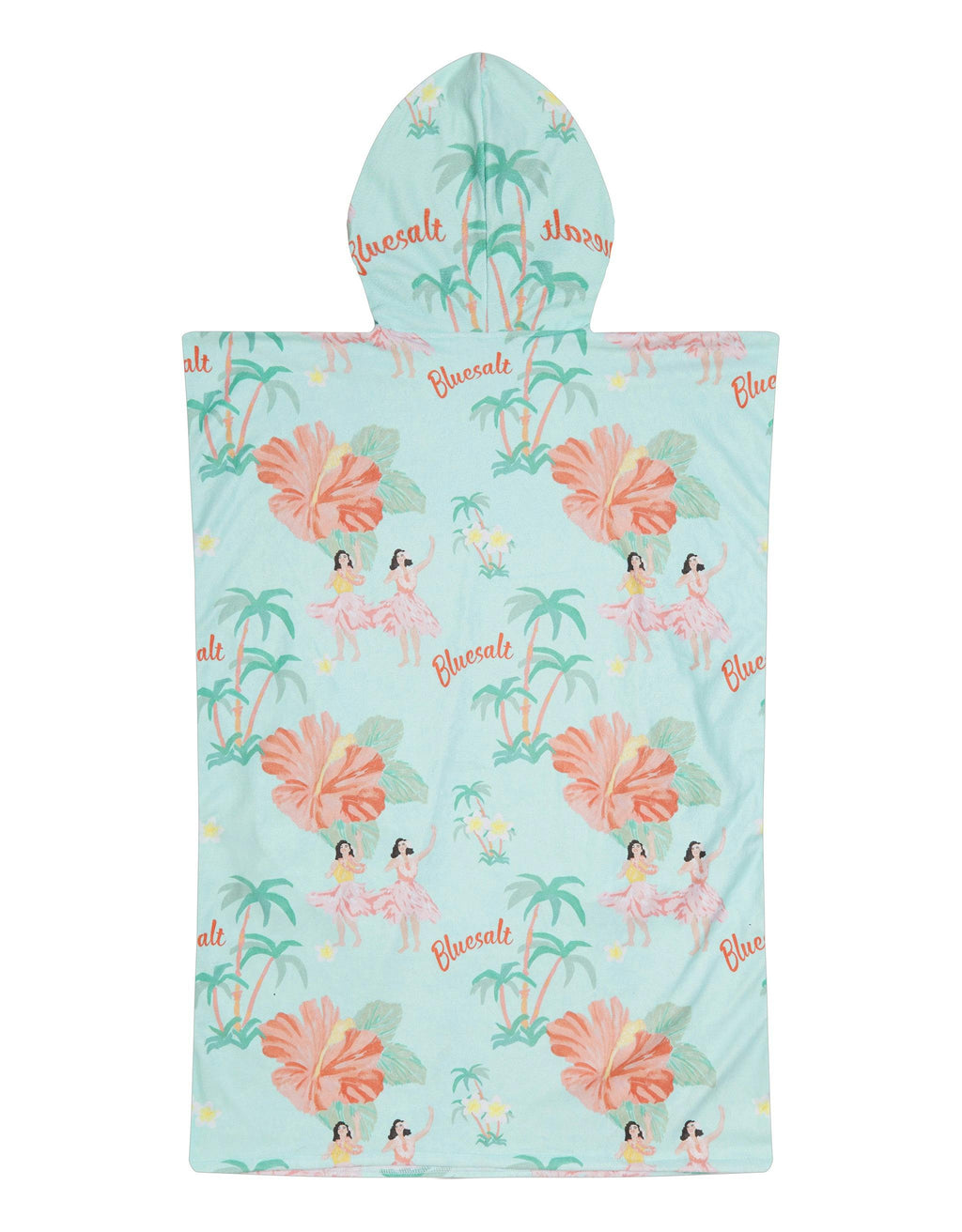 Hula Girl Poncho Cover Up