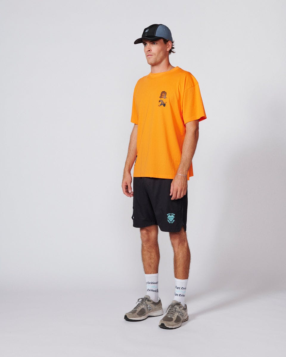 The Stacked Run Tee - Vintage White