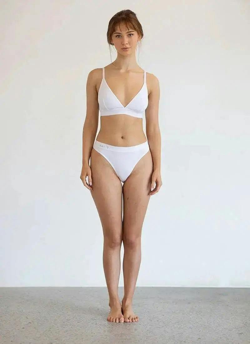 Cheeky Modal G-String Underwear 4 Pack - Light Nudes
