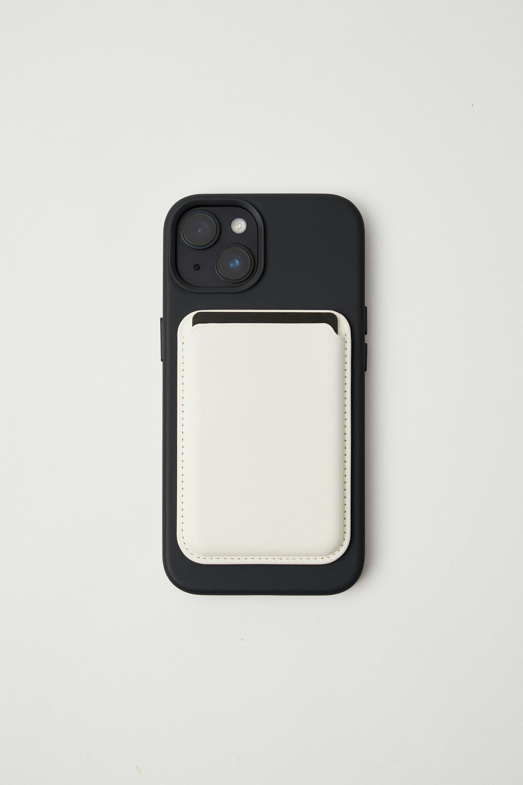 Vegan Leather iPhone 14 Case | Midnight