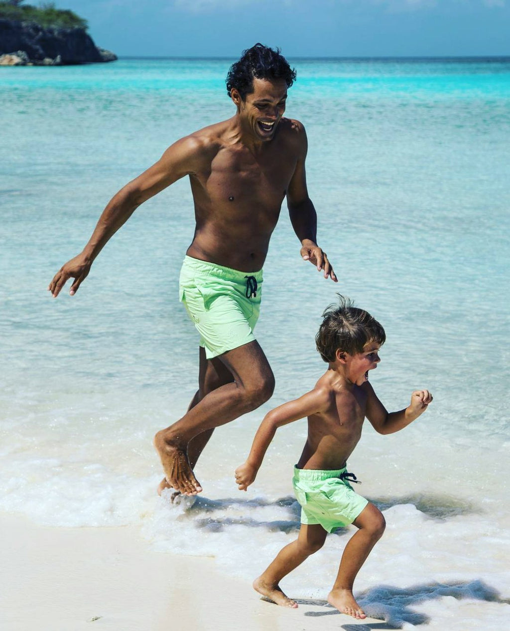 Santorini Swim Shorts Green