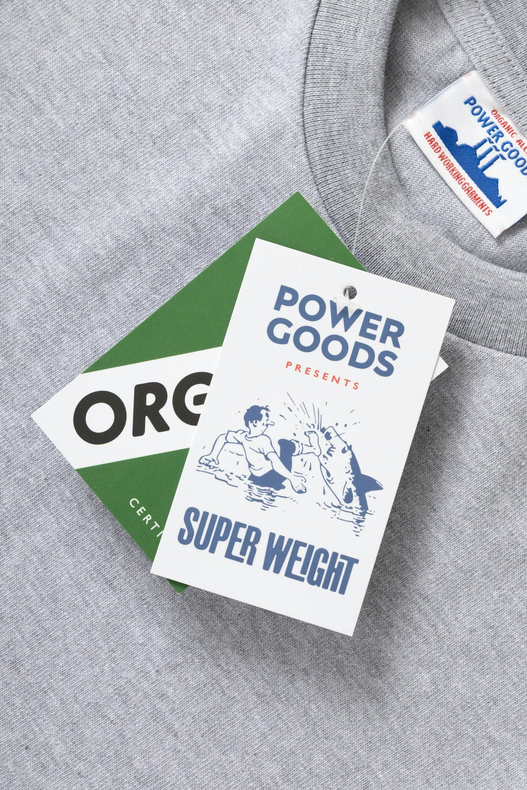 Power Goods Super Weight Tee in Heather Grey
