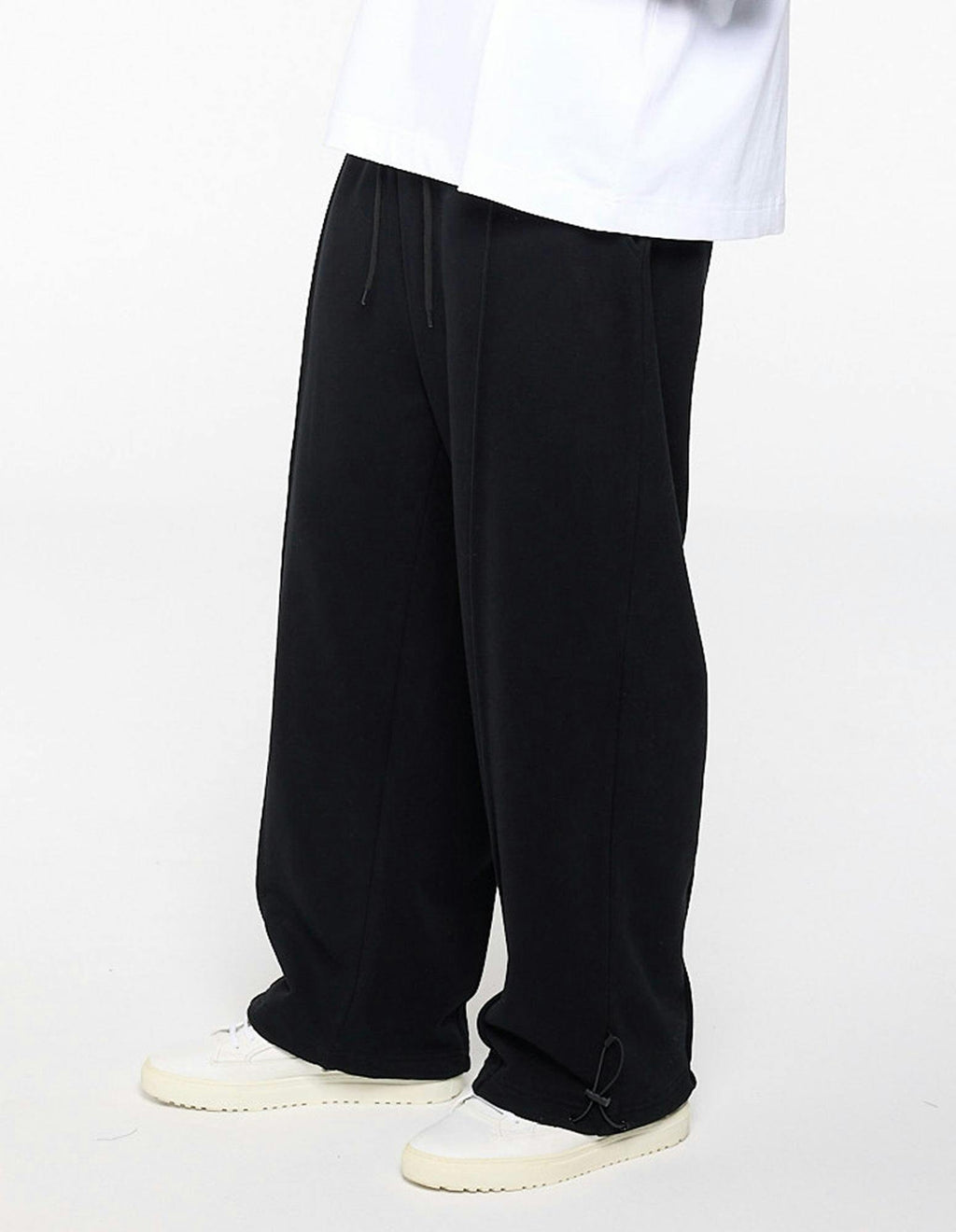 Pleated Sweat Pants