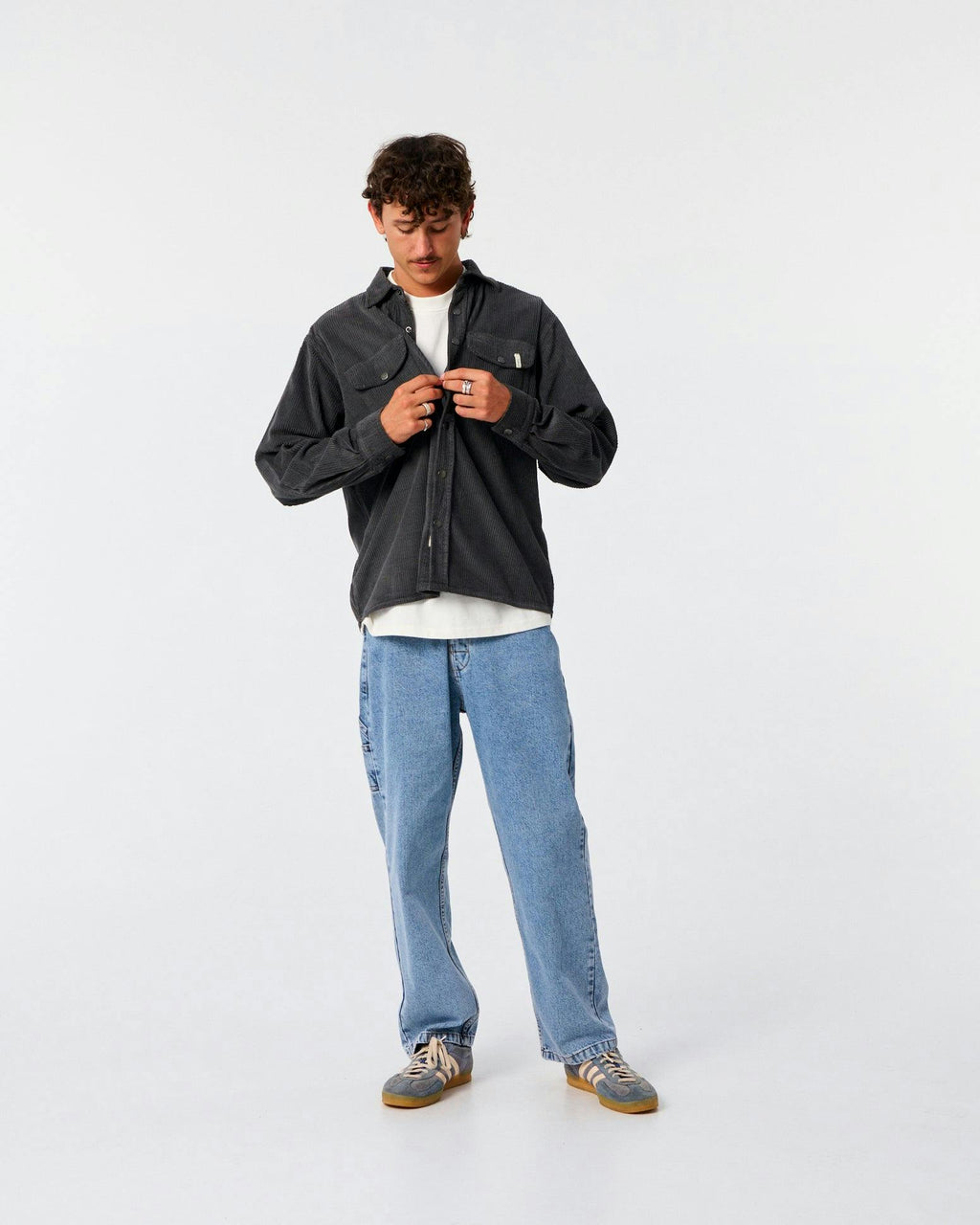 Surface Corduroy Overshirt - Phantom