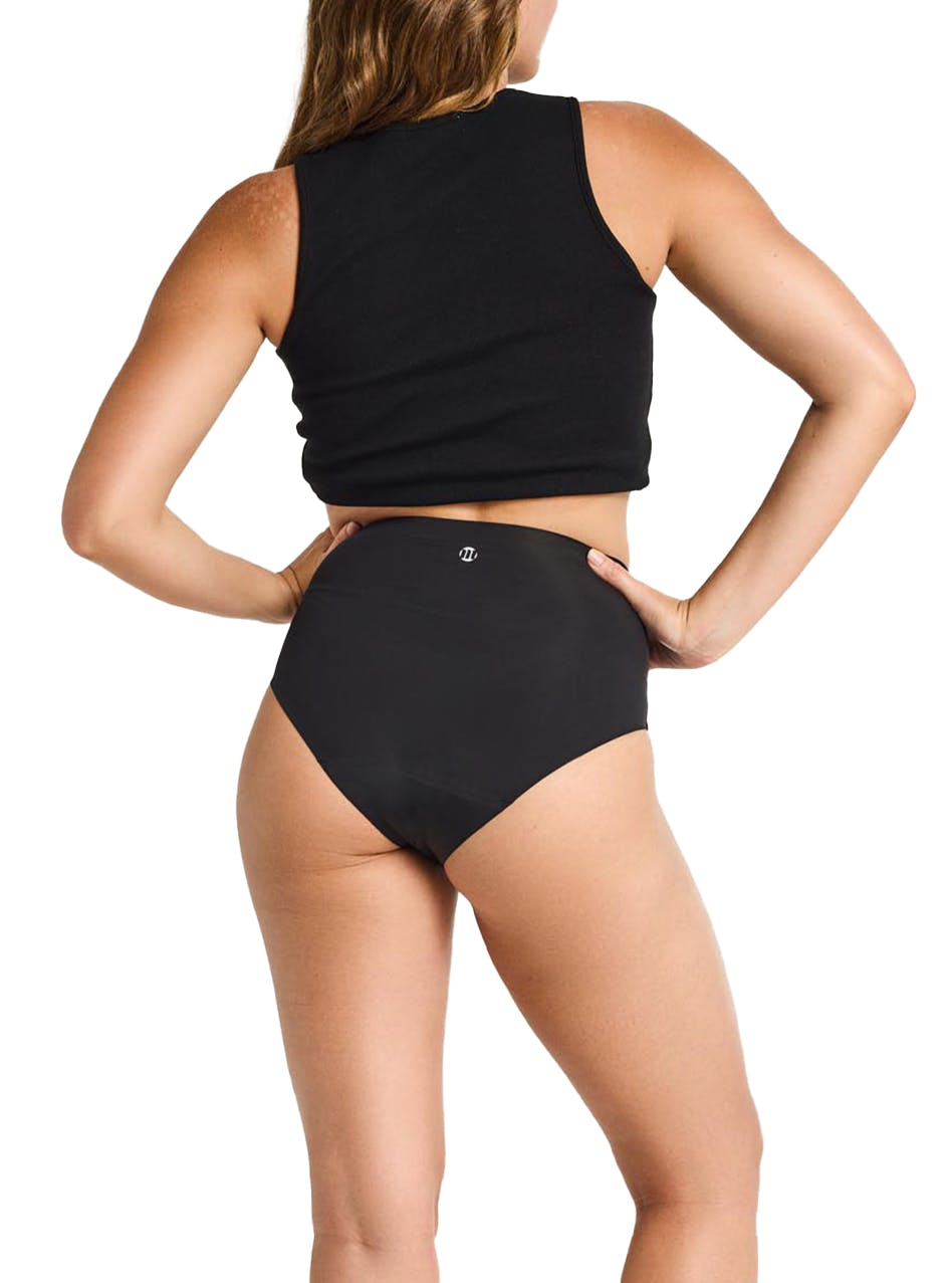 Seamfree Period Underwear Full Brief Super Absorbency Black