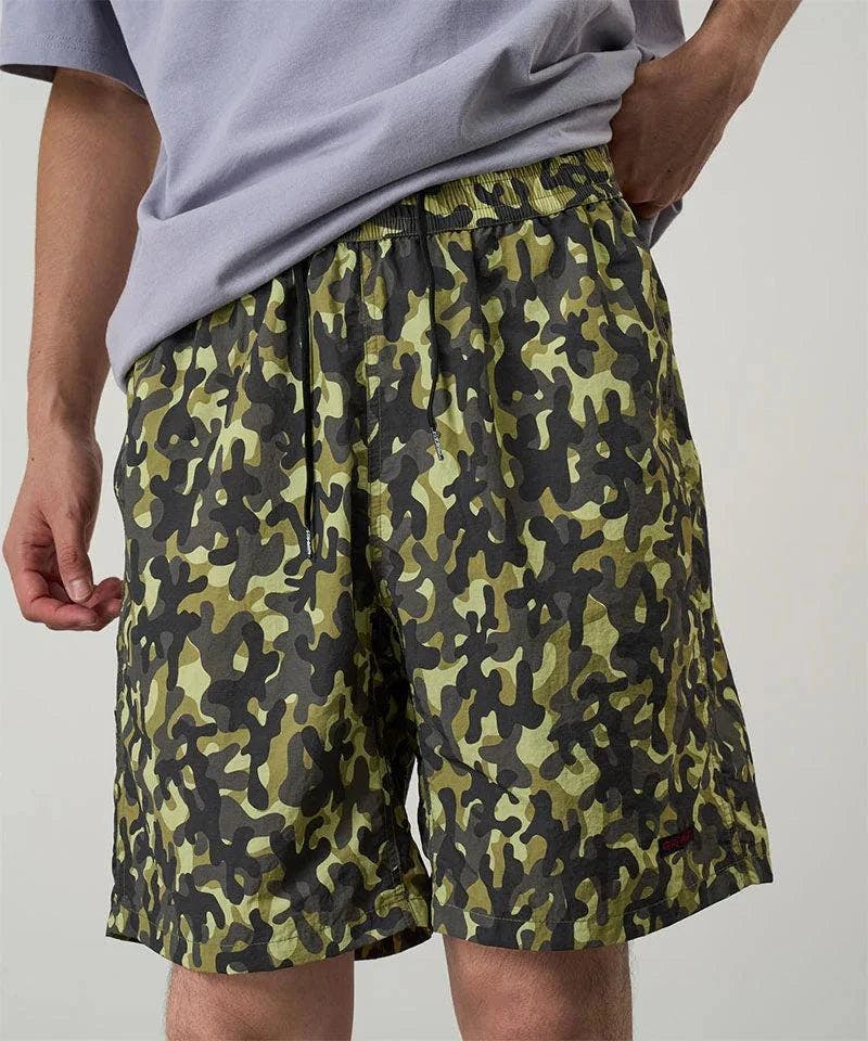 Gramicci Nylon Reef Short in Olive Camo